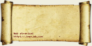 Jovana Stamenčić vizit kartica